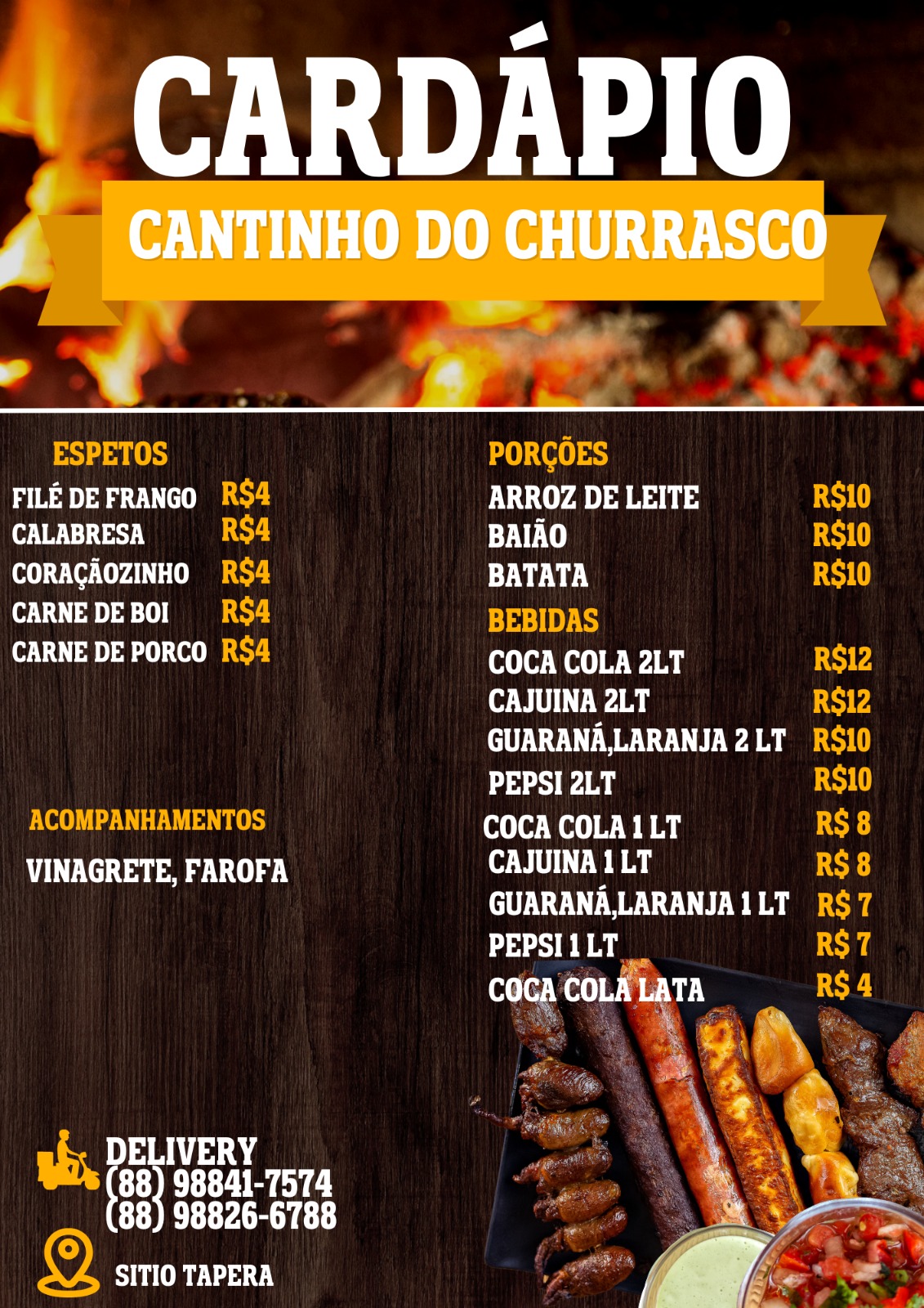 CARDÁPIO
